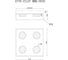 Потолочный светодиодный светильник iLEDEX Link 4778-37x37 MBK+SGD 2