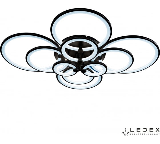 Потолочный светодиодный светильник iLEDEX Ring A001/10 BK