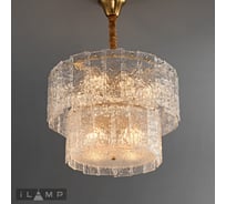 Подвесная люстра iLAMP Manhattan P6315-D600 BR