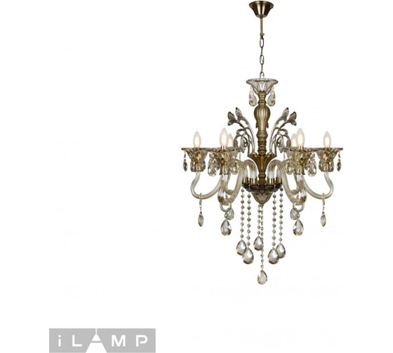 Подвесная люстра iLAMP Asia 61082-6 BR