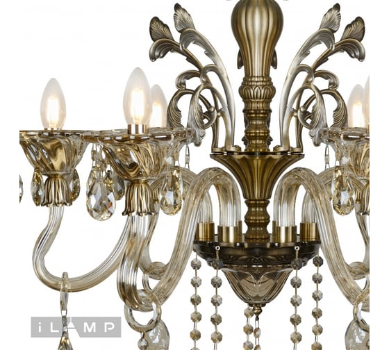 Подвесная люстра iLAMP Asia 61082-6 BR