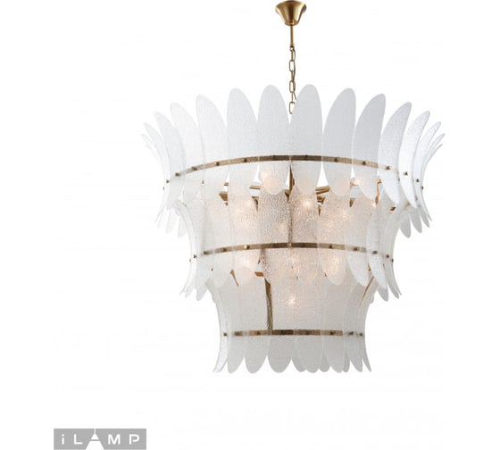 Подвесная люстра iLAMP Gramercy 15602-19 ANB+CL 1