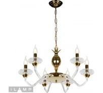 Подвесная люстра iLAMP Flo YT2049-8 GD+Cear