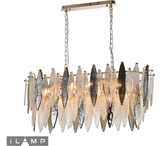 Подвесная люстра iLAMP DOLCE P2543-10 GD 1