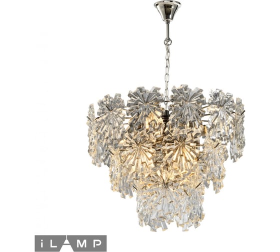 Подвесная люстра iLAMP HOMY P2545-8 NIC 1