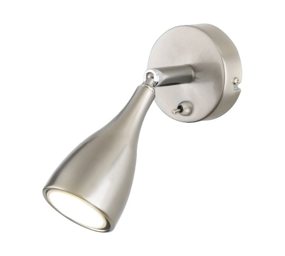 Настенный светильник Elektrostandard MRL 1008 Klio GU10 SW сатинированный никель a047849