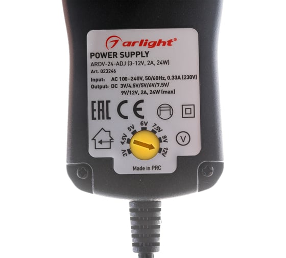 Блок питания Arlight ARDV-24-ADJ 3-12V, 2A, 24W 023246 Аркон