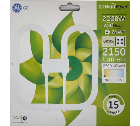 Люминесцентная лампа General Electric GE F282DT5/827/4P 10 85118