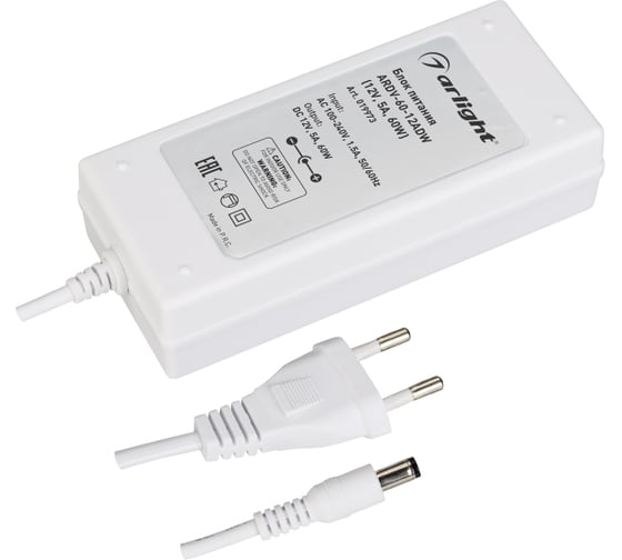 Блок питания Arlight ARDV-60-12ADW 12V, 5A, 60W 019973 Аркон