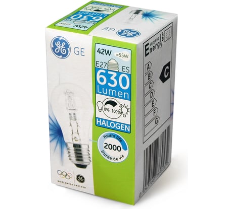 Галогенная лампа General Electric GE HALO A 42W CL E27 63613