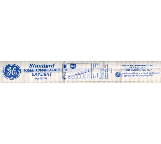 Люминесцентная лампа General Electric GE F36W/T8/54 25 63986