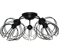 Светильник ЭЛЕТЕХ Долли 151 черный муар НПБ 01-5х60-138 Е27 ИУ 1005404563