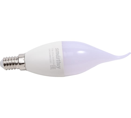 Лампа Smartbuy LED свеча на ветру C37-12W/4000/E14 SBL-C37Can-12-40K-E14