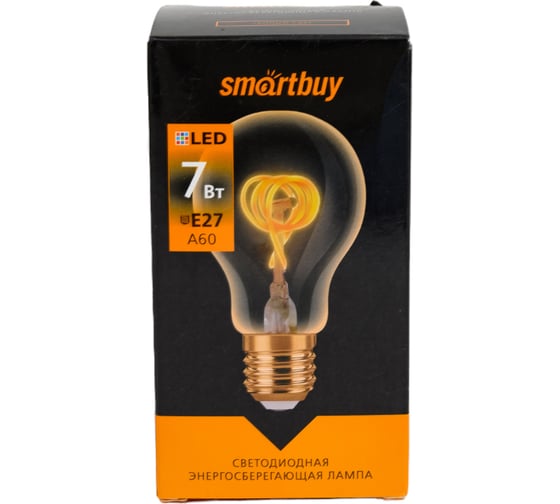 Лампа Smartbuy LED ART A60-7W/3000/E27 SBL-A60Art-7-30K-E27