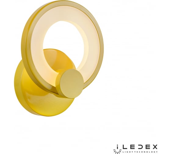 Настенный светодиодный светильник iLEDEX Ring A001/1 Yellow 1