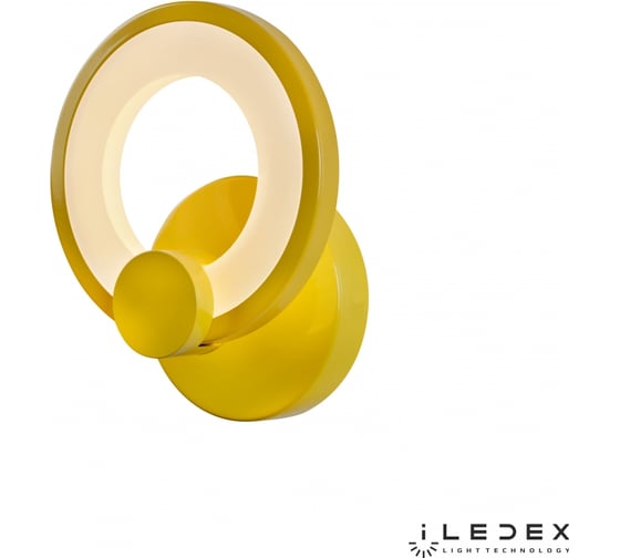 Настенный светодиодный светильник iLEDEX Ring A001/1 Yellow