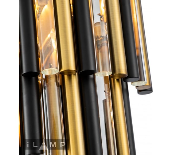 Настенный светильник iLAMP Tribeca 097B-3 MBR+BK