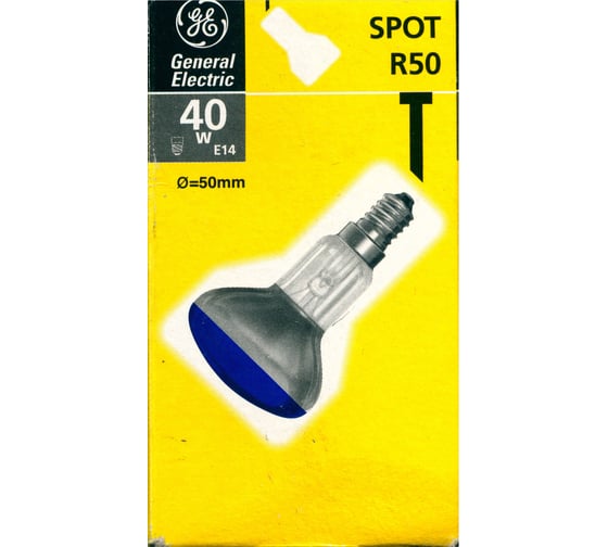 Рефлекторная лампа General Electric GE 40R50/B/E14-25 91387