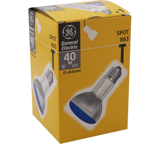Рефлекторная лампа General Electric GE 40R63/B/E27-25 91530