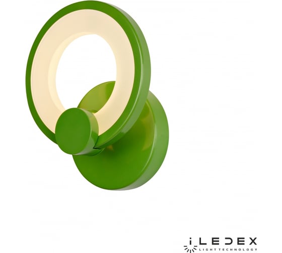 Настенный светодиодный светильник iLEDEX Ring A001/1 Green