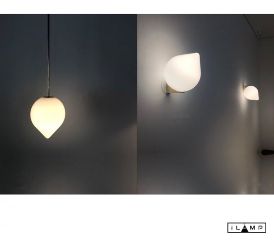 Настенный светильник iLAMP CENTO 9572W/1-D300 BR-WH