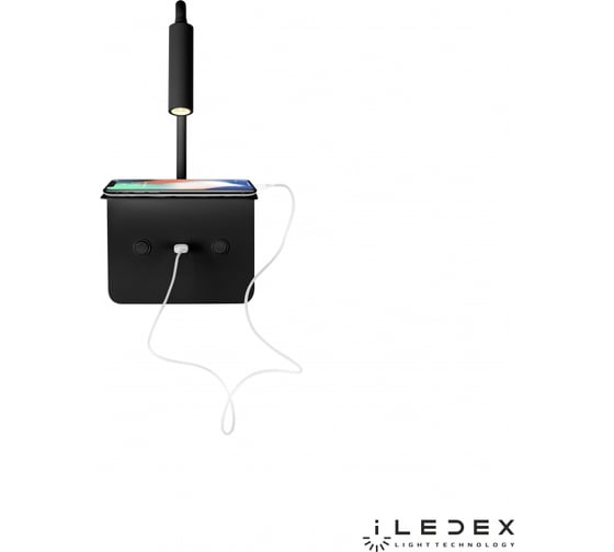 Настенный светодиодный светильник iLEDEX Support 7031C BK