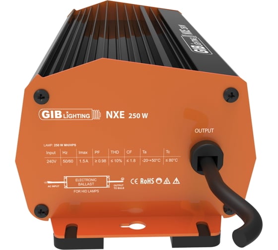 Электронный балласт GIB LIGHTING 250W с регулятором NXE