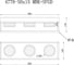 Настенный светодиодный светильник iLEDEX Link 4778-50x15 MBK+SGD 1