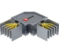 Угловая горизонтальная секция EKF 400 А IP55 3L+N+PE HPA04EH45