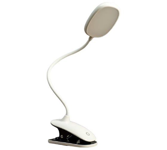 Настольная сенсорная лампа RISALUX 85305/1 24хLED 3Вт 3 режима USB AKB белый 13х7х48 см 4734897