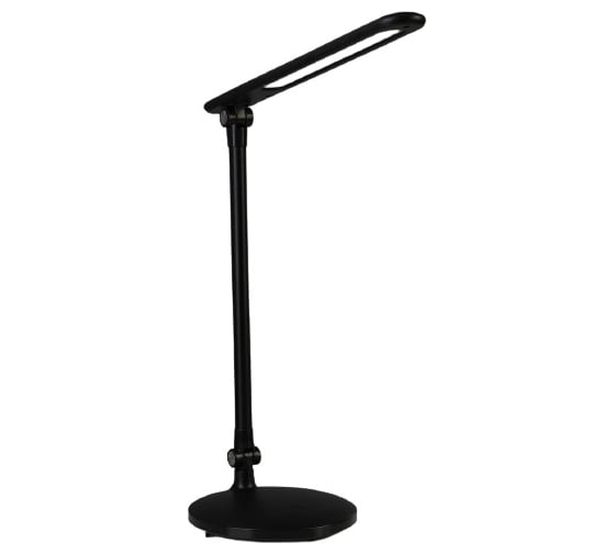 Настольная сенсорная лампа RISALUX 16110/1BK LED 5Вт USB АКБ 3000/6000К черный 15х33,5х34 см 5091634