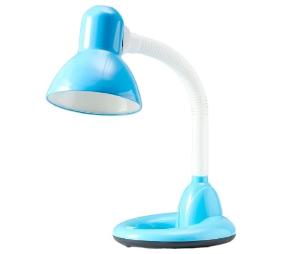Настольная лампа RISALUX 16112/1BL E27 40Вт голубой 14,5х16,5х42 см 5091648 1