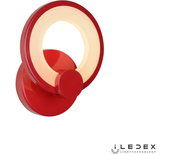 Настенный светодиодный светильник iLEDEX Ring A001/1 Red