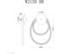 Настенный светодиодный светильник iLEDEX Cross W2150 BR 2