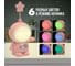 Светильник настольный, ночник Lumin'arte теплый белый свет +RGB (разноцветный) космонавт розовый TL02 6