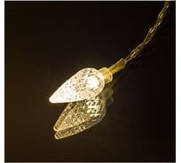 Светодиодная гирлянда Perfeo Капля 2 10LED, стекло, 1.5м, 2хАА 30013107