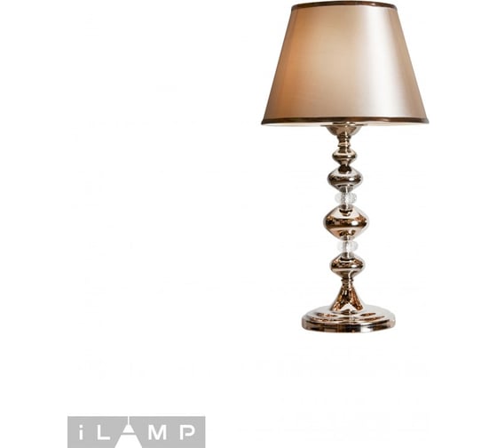 Настольная лампа Brooklyn iLAMP T2401-1 Nickel