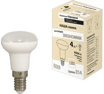 Лампа светодиодная TDM ELECTRIC R39, 4 Вт, 230 В, 4000 К, E14, Народная SQ0340-0135