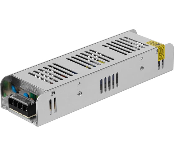 Блок питания для светодиодных лент и модулей TDM ELECTRIC 200Вт-12В-IP20 металл, узкий, SQ0331-0554