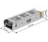 Блок питания для светодиодных лент и модулей 12v 200Вт TDM ELECTRIC 12В, IP20, металл, узкий SQ0331-0554 3