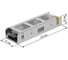 Блок питания для светодиодных лент и модулей 12v 200Вт TDM ELECTRIC 24В, IP20, металл, узкий SQ0331-0560 3