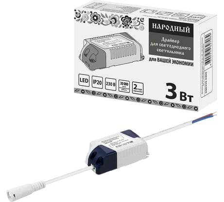 Драйвер для светодиодного светильника TDM ELECTRIC 3 Вт SQ0339-0400