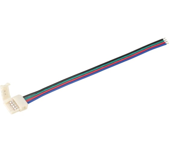 Коннектор IEK 5шт RGB 10 мм - 15 см - разъем LSCON10-RGB-213-5-PRO 1