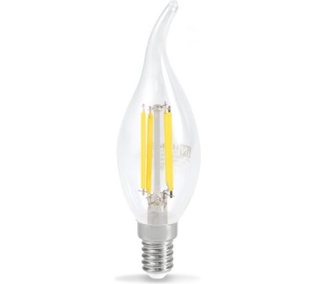 Лампа светодиодная IN HOME LED-СВЕЧА НА ВЕТРУ-deco 4PACK 9Вт, 230В, Е14, 4000К, 1040Лм, прозрачная, 4 штуки/упаковка 4690612053455