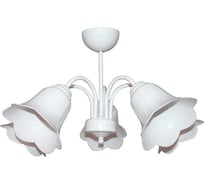 Светильник ЭЛЕТЕХ Джина 251 белый плафон П0471 НСБ 01-5х60-130 Е27 ИУ 1005404549