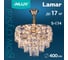 Хрустальная подвесная люстра INLUX Lamar Золото IN30242 2