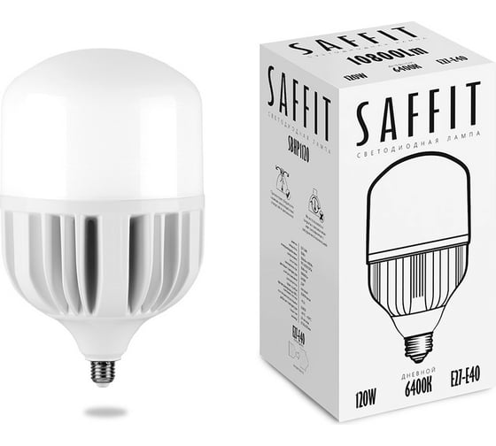 Светодиодная лампа SAFFIT 120W 230V Е27-E40 6400K T140, SBHP1120 55143