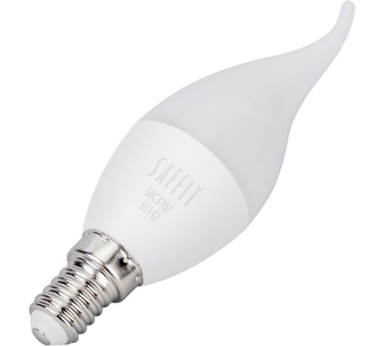 Светодиодная лампа SAFFIT 7W 230V E14 6400K на ветру C37T, SBC3707 55142