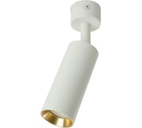 Светильник настенно-потолочный FERON ML1011 под лампу GU10, белый + золото, 51380