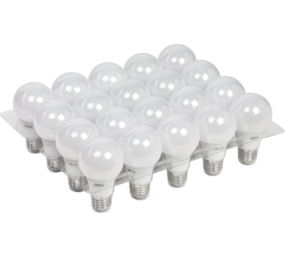 Лампа IEK LED A60 шар 11Вт 230В 4000К E27 20шт/жкхпак LLE-A60-11-230-40-E27-20